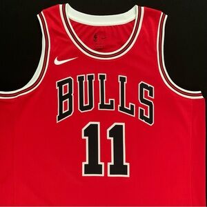 Nike DeMar DeRozan Chicago Bulls #11 Red Icon Swingman Jersey 48 Men’s Large